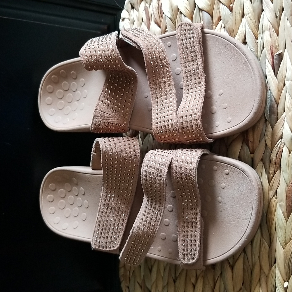 Vionic Rhinestone Wedge Sandal
